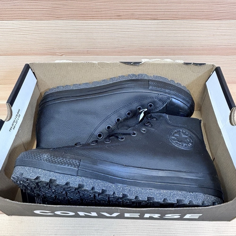 Converse Chuck Taylor All Star City Trek Black Waterproof Boot A04481C Men 10.5 - Picture 2 of 7
